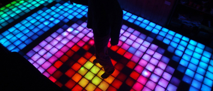 led dance floor