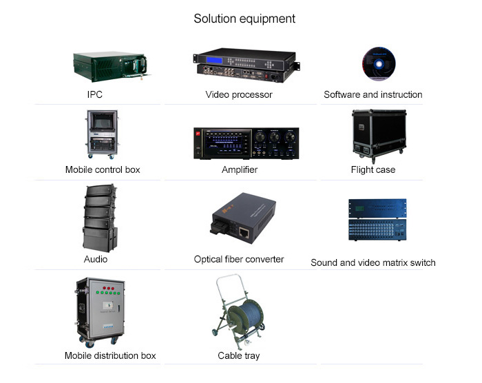 led stage video screen solution equipment