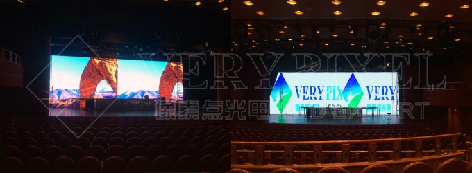 LED mesh video screen