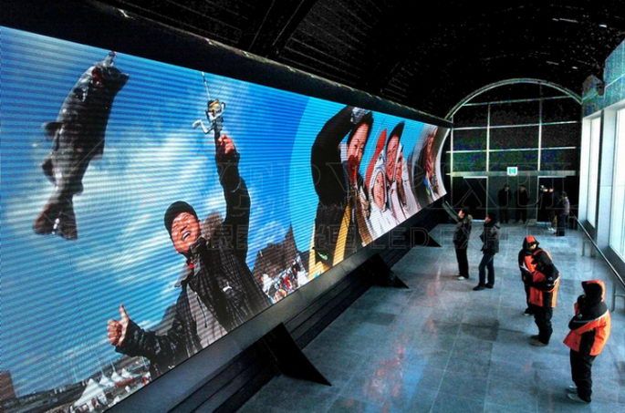 indoor giant led screen,interior video wall