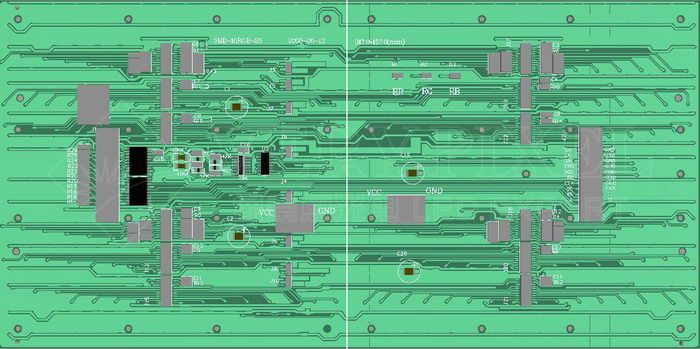 LED display module PCB