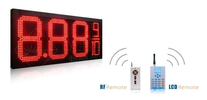 8.88 9/10 led gas price sign