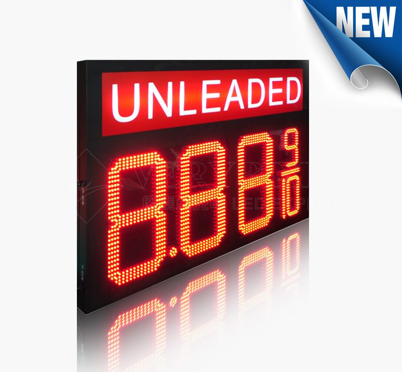 8.88 9/10 LED Gas Price Sign Shenzhen Verypixel