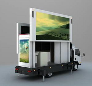 LED advertising truck