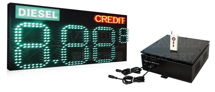 8.888 LED Gas Station Price Sign system