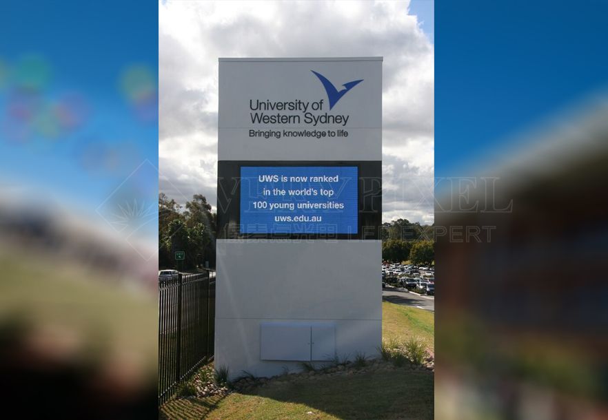 Verypixel VP-Smartile Outdoor Front Service LED Display Screen in University of Western Sydney