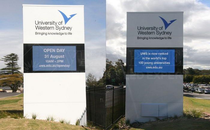 University of western sydney Front Service LED Display