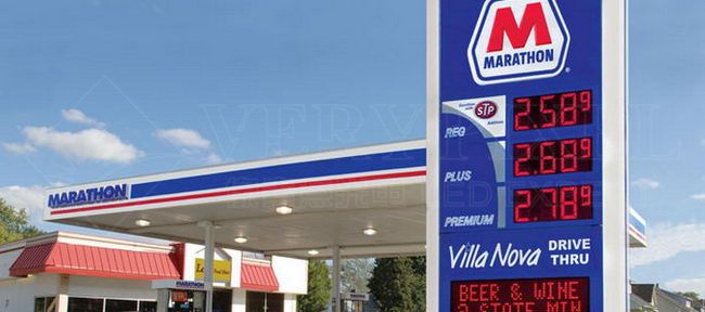 LED gas price sign project case LED gas price sign project case