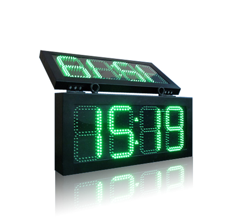 5 to 24 inch LED time and temperature electronic displays