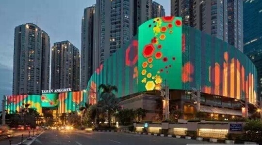 The world's largest LED screen