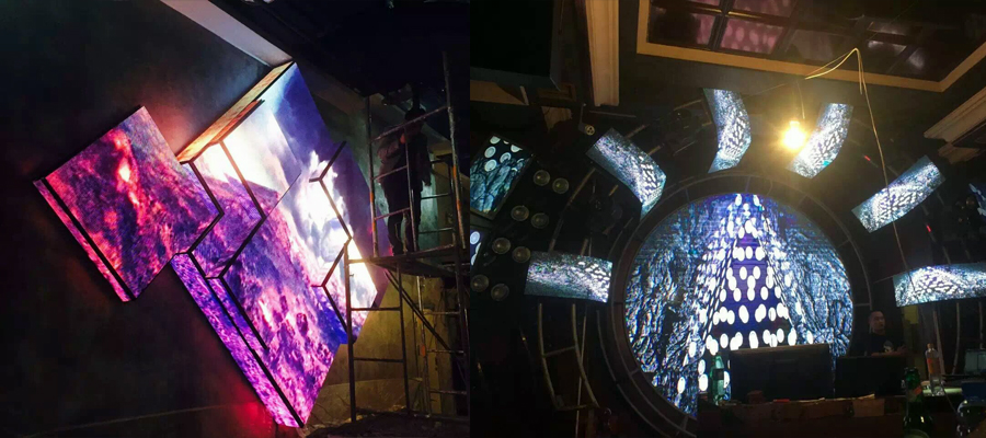 Creative LED display panels