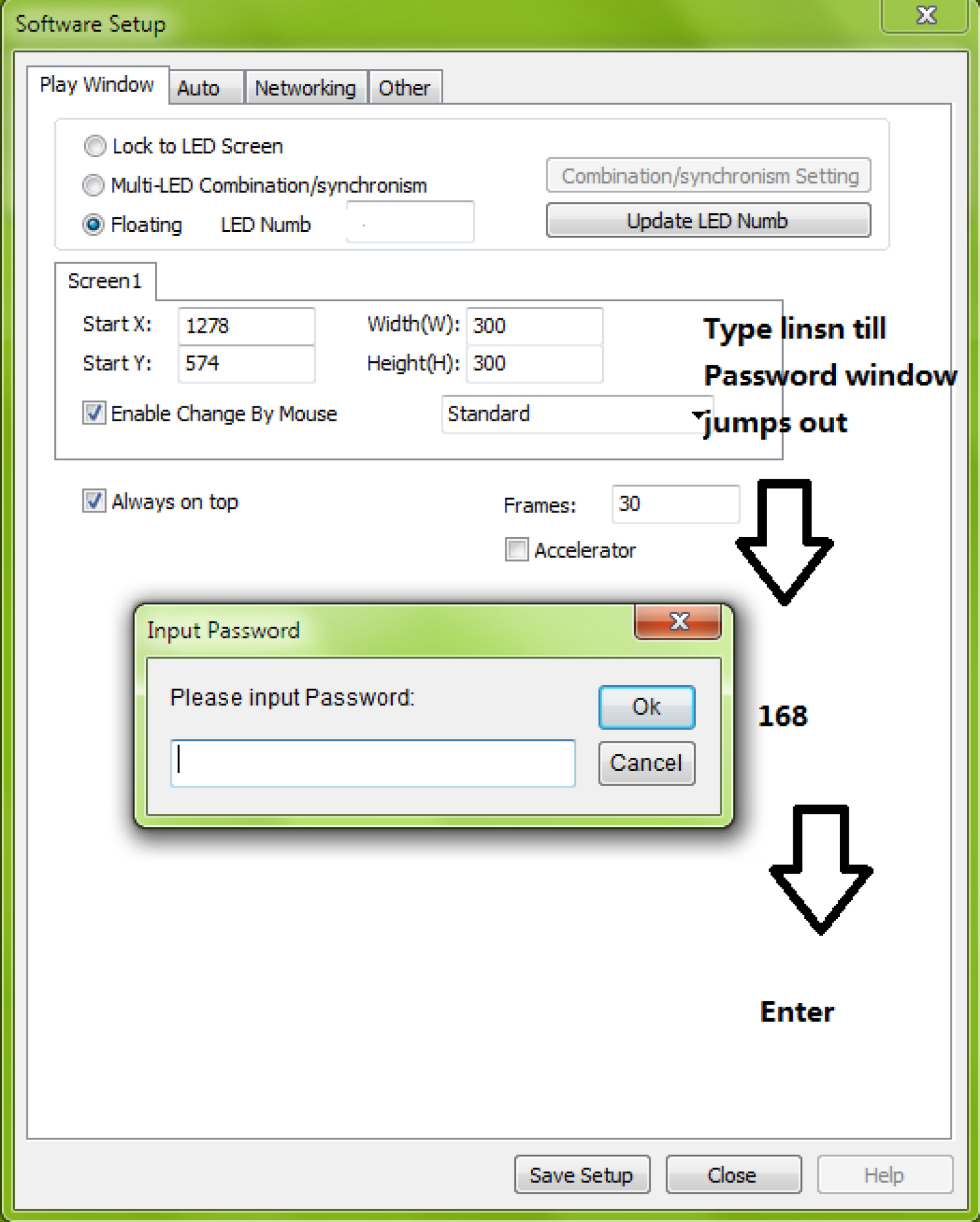 how to use LED multifunction card