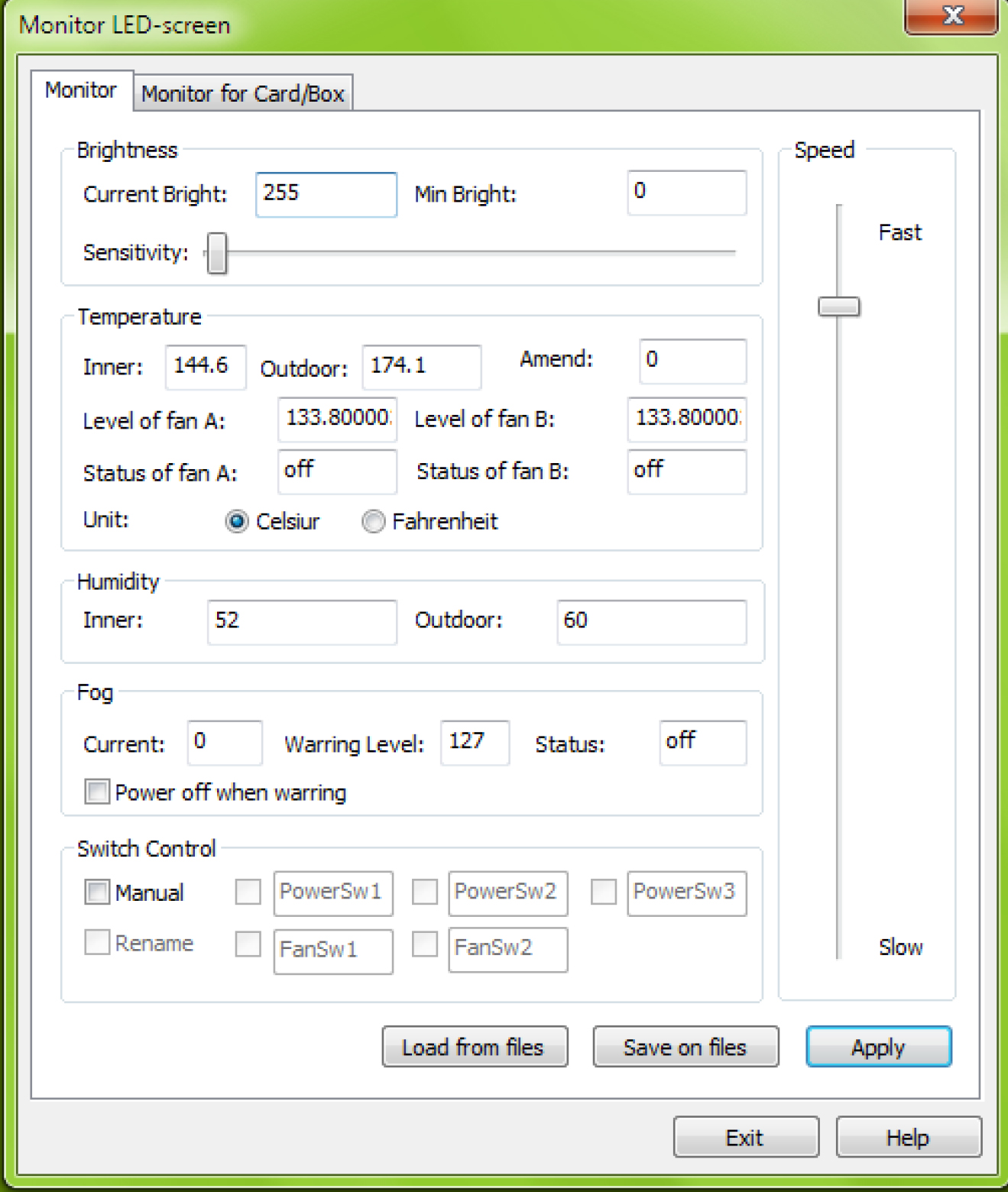 how to use LED multifunction card